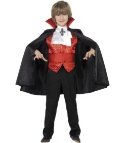 Dracula Boy Costume, Black