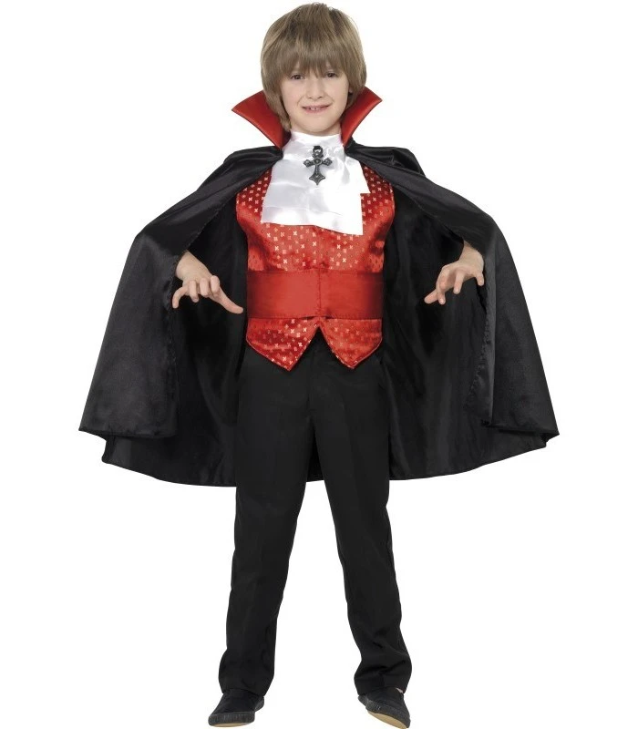 Dracula Boy Costume, Black 1 Dracula Boy Costume, Black