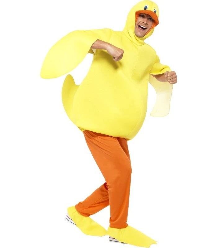 Duck Costume, With Bodysuit, Trousers, Yellow 1 Duck Costume, With Bodysuit, Trousers, Yellow