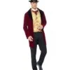 Deluxe Edwardian Gent Costume, Red