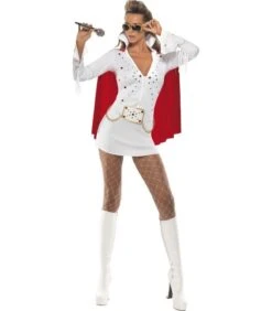 Elvis Viva Las Vegas Costume, White