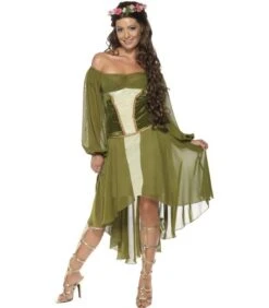 Fair Maiden Costume, Green