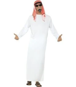 Fake Sheikh Costume, White