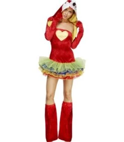 Fever Birds Of Paradise Parrot Costume Tutu Dress,