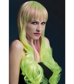 Fever Emily Wig, Purple & Yellow