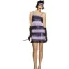 Fever Flapper Costume, Purple