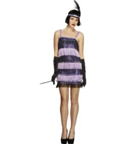Fever Flapper Costume, Purple