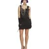 Fever Flapper Foxy Costume, Black