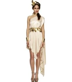 Fever Goddess Costume, Cream