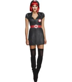 Fever Nurse Have Mercy Costume, Black
