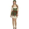 Fever Outlaw Warrior Costume, Green