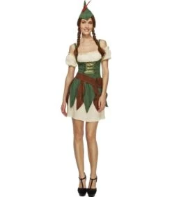 Fever Outlaw Warrior Costume, Green