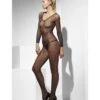 Fishnet Body Stocking, Black