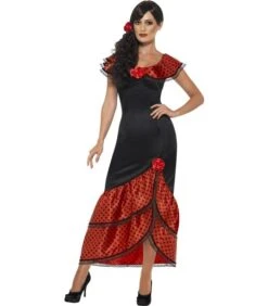 Flamenco Senorita Costume, Black