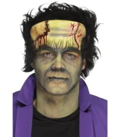 Smiffys Make-Up FX, Foam Latex Monster Head, Green