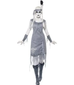 Ghost Town Indian Style Princess Costume, Grey
