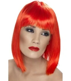 Glam Wig, Neon Red