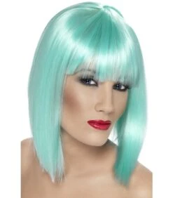 Glam Wig, Neon Aqua