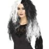 Glam Witch Wig, Black & White