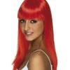 Glamourama Wig, Neon Red