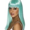 Glamourama Wig, Neon Aqua