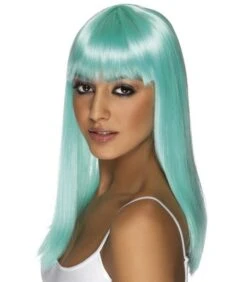 Glamourama Wig, Neon Aqua