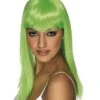 Glamourama Wig, Neon Green