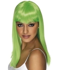 Glamourama Wig, Neon Green