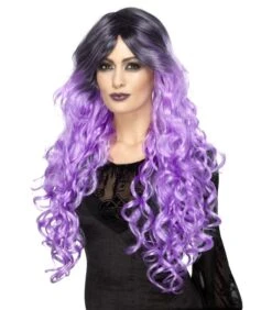 Gothic Glamour Wig, Purple