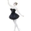 Gothic Swan Masquerade Costume, Black