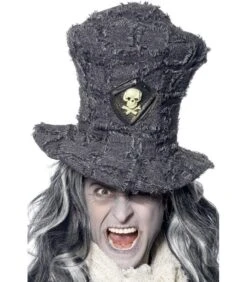 Gravedigger Top Hat, Grey