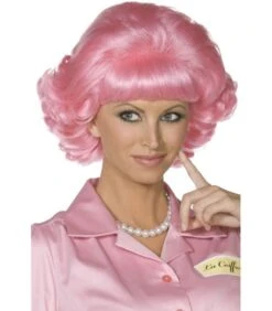 Grease Frenchy Wig, Pink