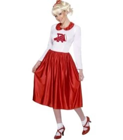 Grease Sandy Costume, Red & White
