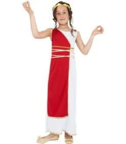 Grecian Girl Costume, Red