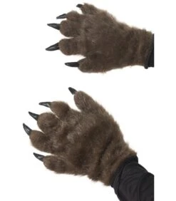 Hairy Monster/Animal Hands, Brown