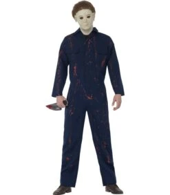 Halloween H20 Michael Myers Costume, Blue