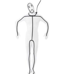 Hangman Second Skin Costume With Noose