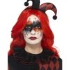 Smiffys Make-Up FX, Harlequin Kit, Aqua, Red