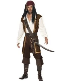 High Seas Pirate Costume, Brown
