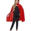 Hooded Cape, Red