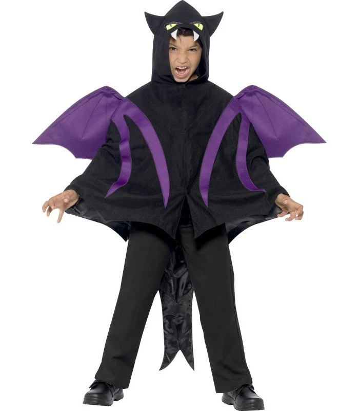 Hooded Creature Cape, Black 1 Hooded Creature Cape, Black