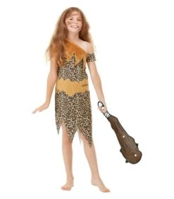Horrible Histories Cave Costume, Brown
