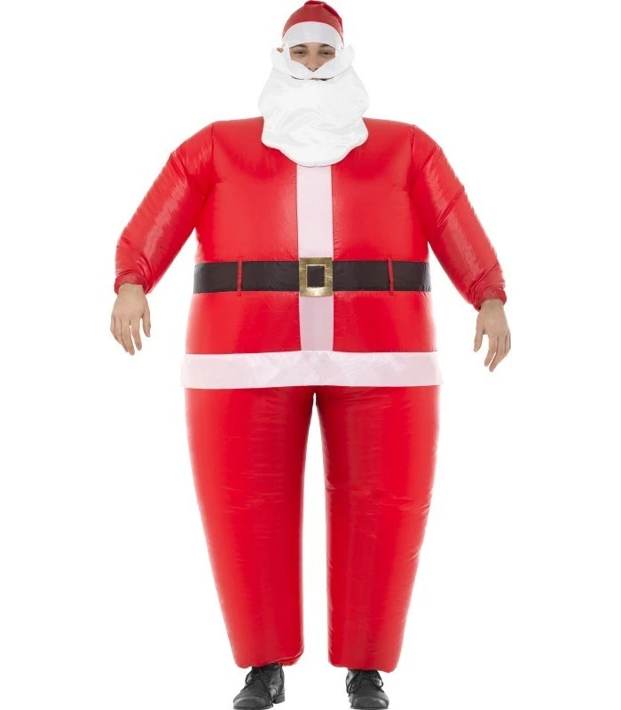 Inflatable Santa Costume, Red 1 Inflatable Santa Costume, Red