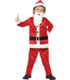 Jolly Santa Costume, Red & White