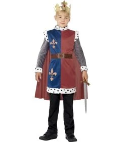 King Arthur Medieval Costume, Red
