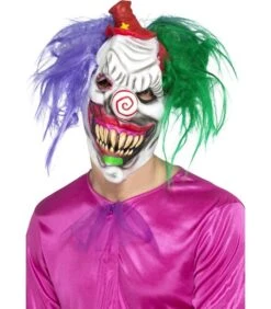Kolorful Killer Klown Mask, Multi-Coloured