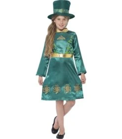 Leprechaun Girl Costume, Green