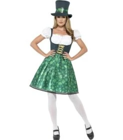 Leprechaun Lass Costume, Green