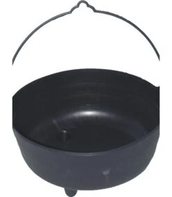 Lifesize Witch's Cauldron, Black