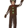 Little Gingerbread Man Costume, Brown